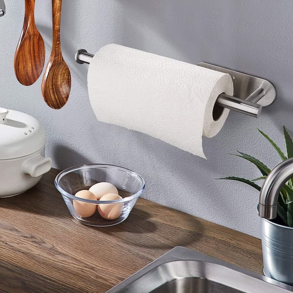 Papirhåndkleholder uten boring i rustfritt stål