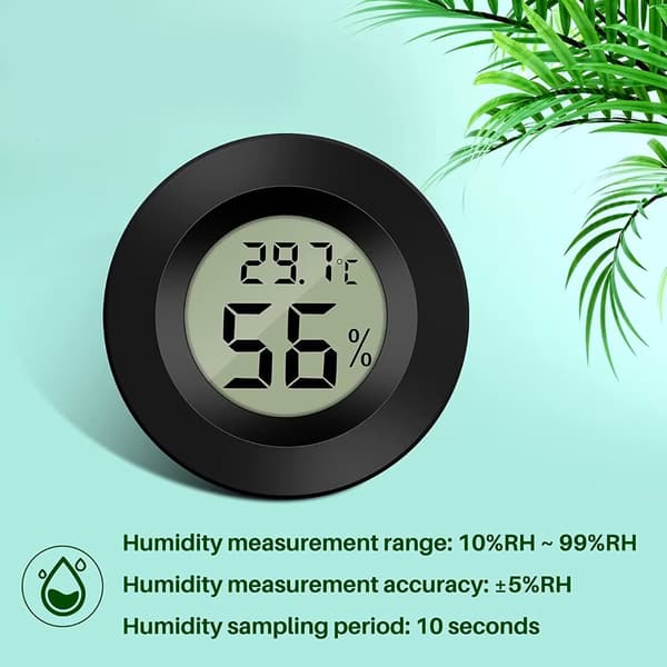 Mini Digital LCD Termometer Hygrometer Temperatur Fuktighet