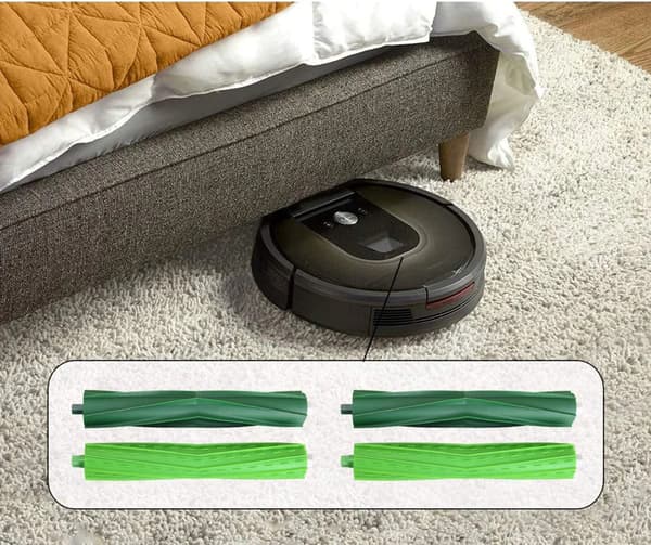 4 stk. udskiftningstilbehør Hovedbørste til iRobot Roomba i7 i7+