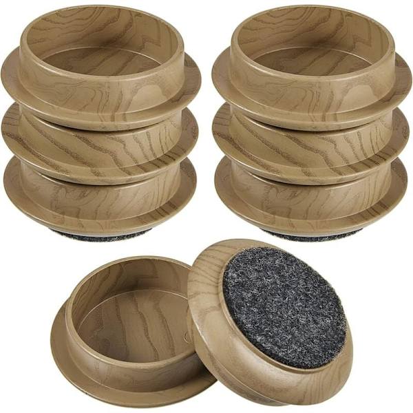 8 st Anti-Slip Gummimöbler Caster Pads Skydda Dina Golv a