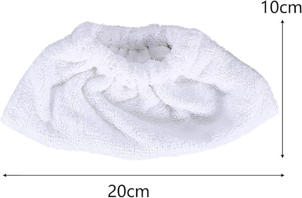Sæt med 4 mikrofiber damprensningstilbehør til manuel brug
