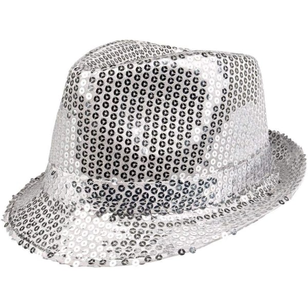 Glitterhattu, unisex, discoasu, discotarvike, karnevaali, fani