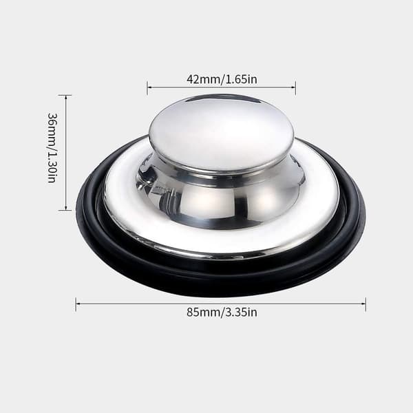 3,35\" (85 mm) Diameter Håndvaskdæksel, Rustfrit Stål Køkkenvask
