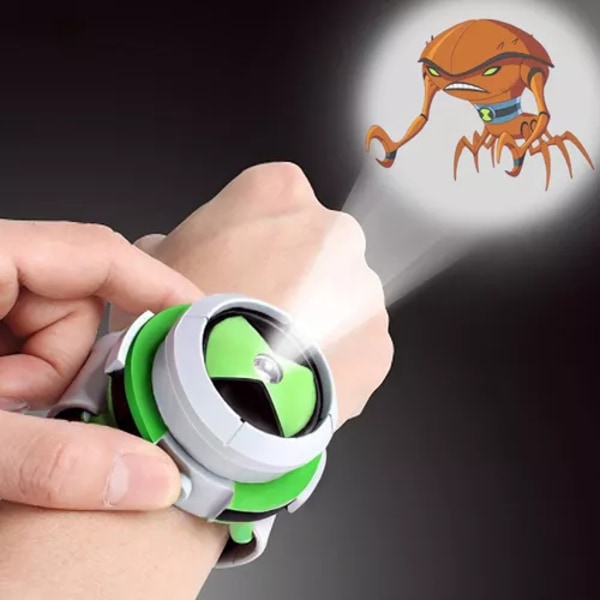 Ben 10 Omnitrix Barnklocka Interaktiv Leksak med Projektor