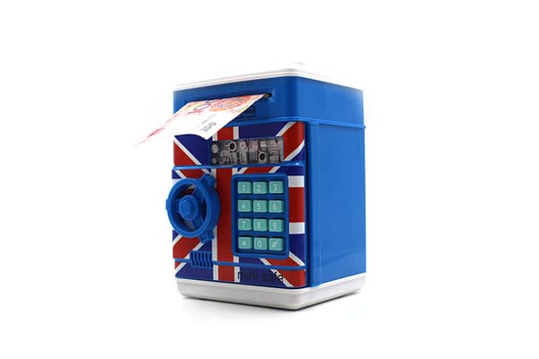 Elektronisk Pengekrukke med Automatisk Dispenser, (Rustik Guld) Mini ATM