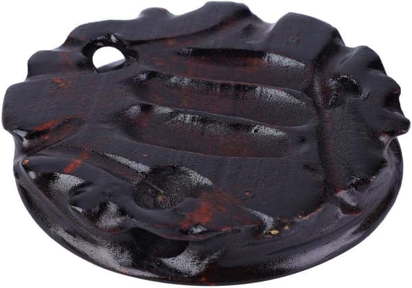 1 stk 10 x 2,5 cm solid trebase, rund blomsterpotte,