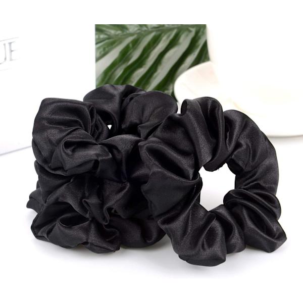 10 stk Satin Scratch Elastiske Hårstrikk for Barn