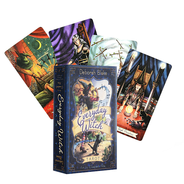 78PCS Everyday Witch Tarot Cards Deck Fate Divination Table Games