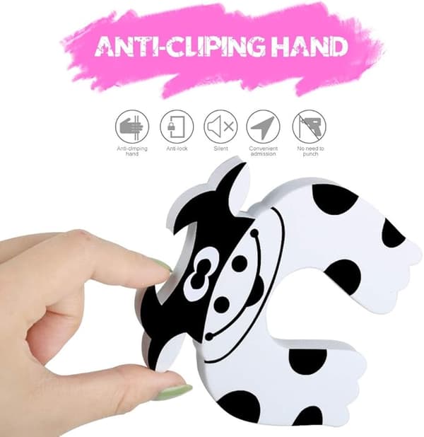7-pack Finger Skydd, Mjukt Skum Dörrstopp, Förebygger