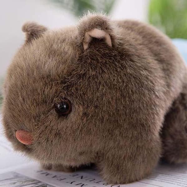 Söt Hamster Plyschdocka (18cm, Brun)