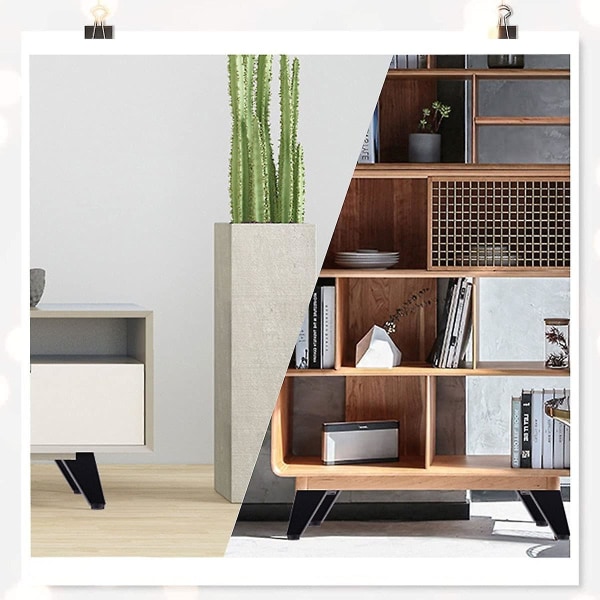 Sohvan jalat - Sopii TV-pöytään, sohvapöytään, kaappiin ja muihin huonekaluihin Säädettävä korkeus 4 kpl 8 x 7 6,3 cm Tukeva Kestävä Vahva