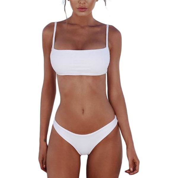 Bikini Set för Kvinnor, Låg Midja, Tanga, Baddräkt