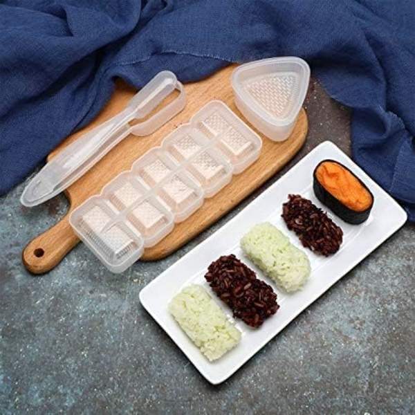 3 Japanske Sushiforme Nigiri Sushi-sæt, Trekant Sushi-presseform