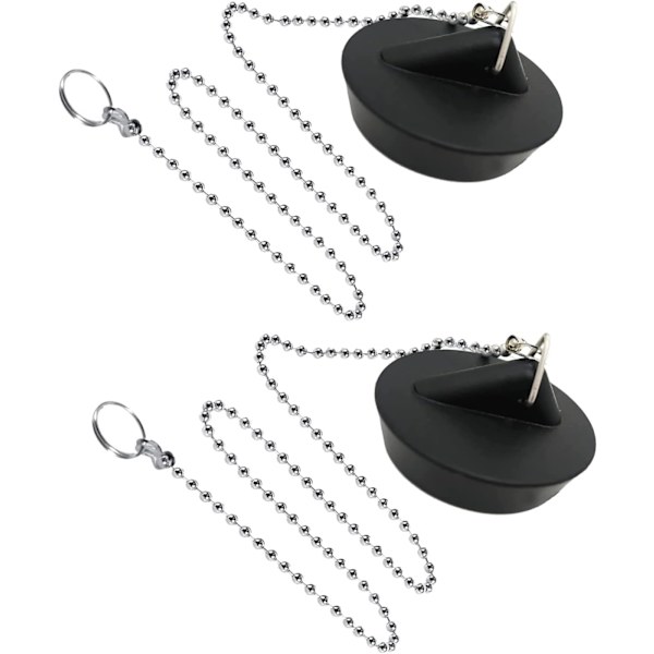 2 stk. Gummipropp for vask med kjede, Universal