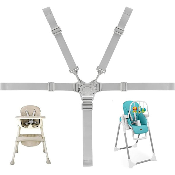 Universal Högstolsele Adjustable Barnstolrem med Bälte