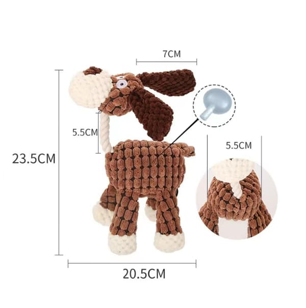 Plush- och tygleksak för hund - Brun