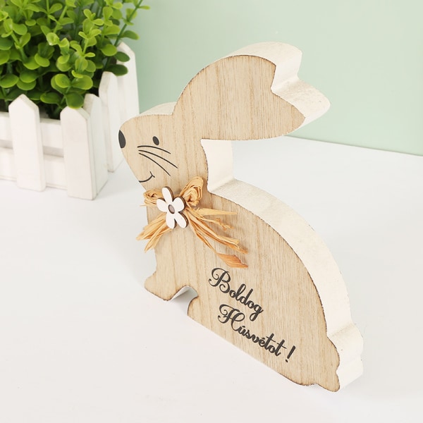 1 cabinet, home decoration, wooden decorations, Easter wooden