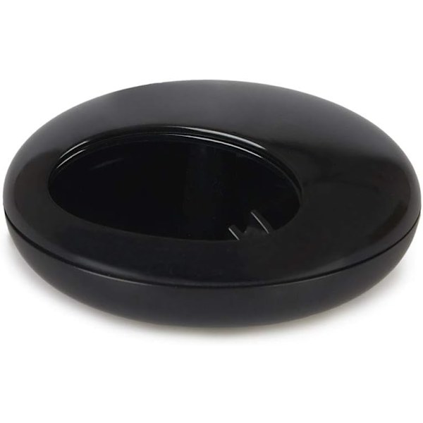 Pebble askkopp med lock (Svart)