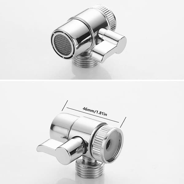 1 sæt Badeværelses Vandhane Adapter, Hane Diverter Ventil Adapter, Vask
