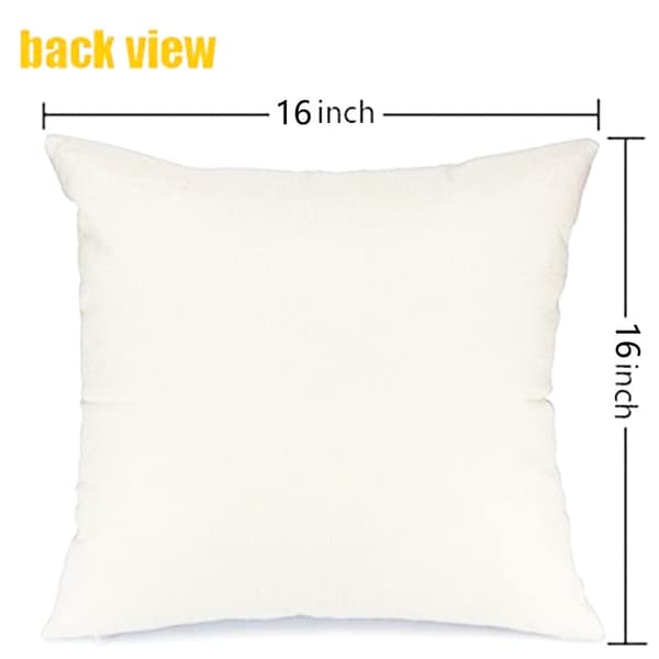 4 hvite sofabeds rom putetrekk trim tilbehør Polyester 45cm X 45cm trim interiør