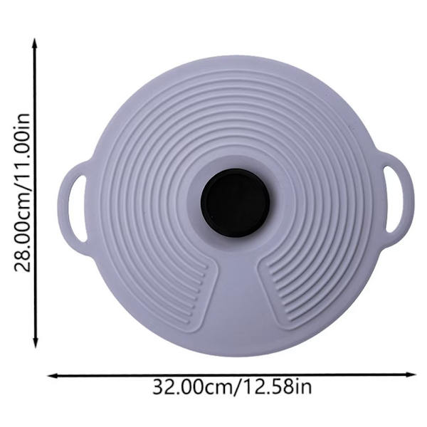 1 stycke (grå) Silikon Pot Lock Universal Lock Silikon Pot Lock