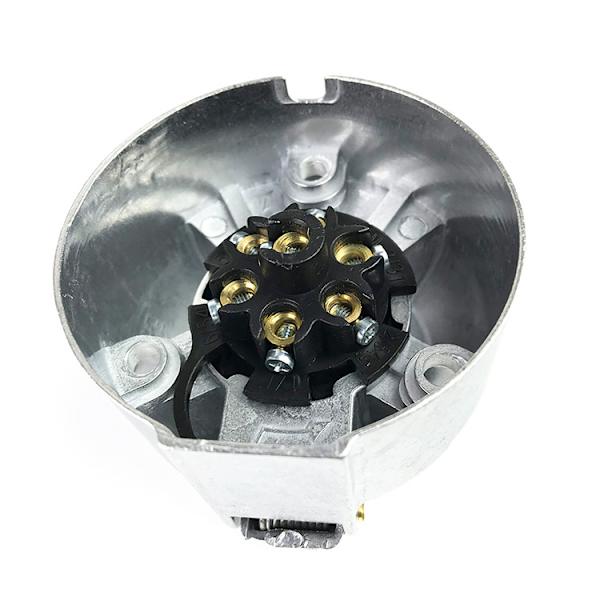 Trailer 7-polet stik 12V metal strømforsyningsstik 7-huls