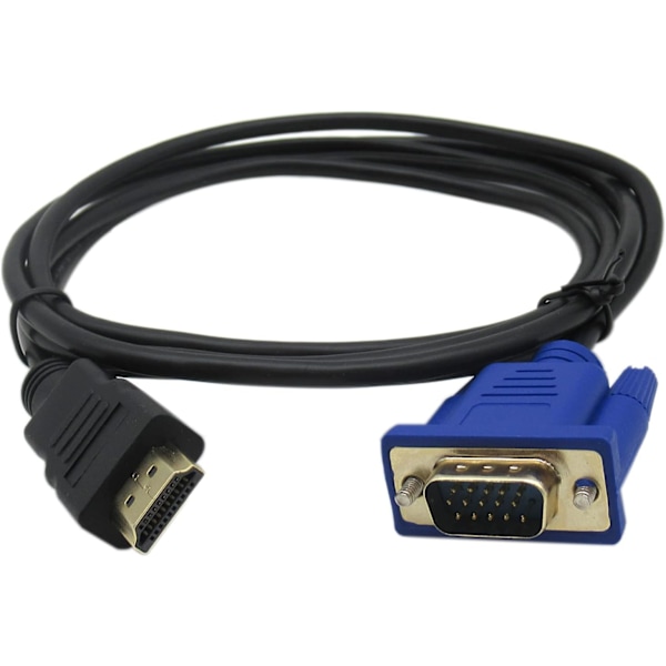 ELF HDMI till VGA Adapterkabel 1,8m Guldpläterad 1080P