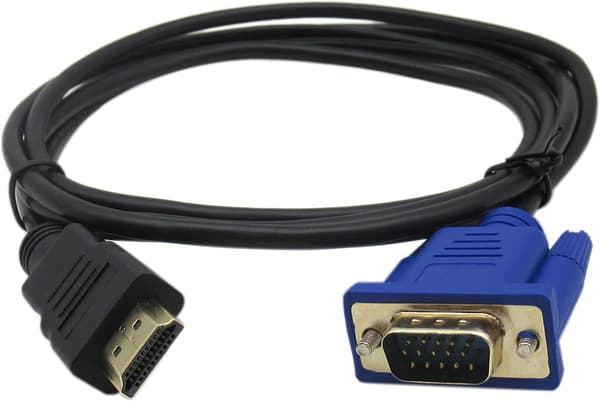 ELF HDMI - VGA -sovitinkaapeli 1,8 m kullattu 1080P
