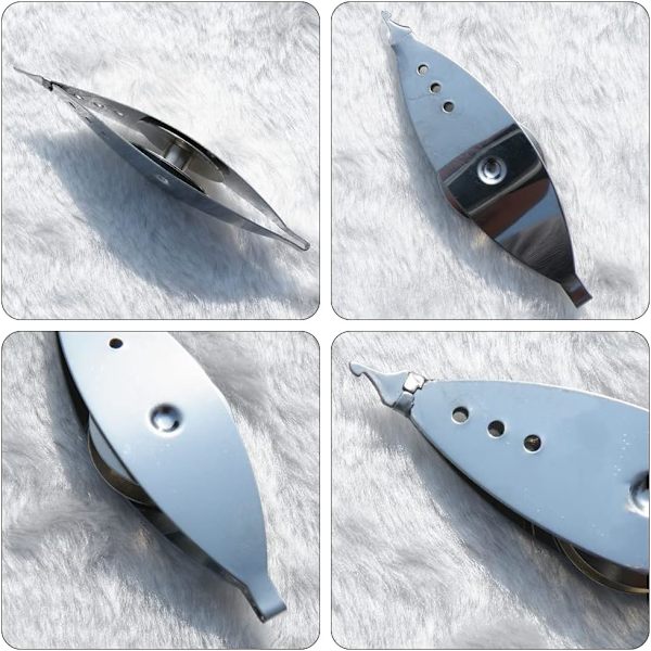 2 stk. metal tatoverings-skyttel, håndlavet blonderfremstillingsproces
