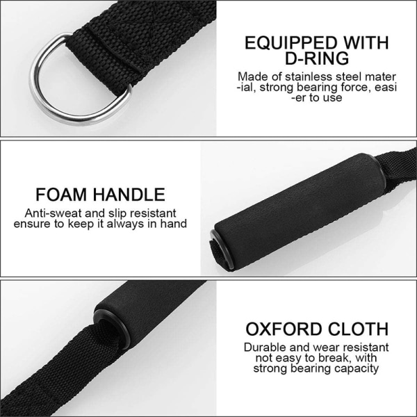 2 st Resistance Handles, Pull Up Handtag Styrketräning