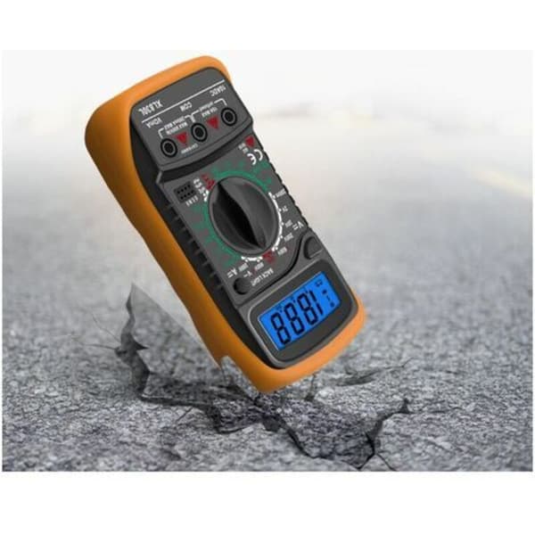 LCD Digital Multimeter, Høj Kvalitet Voltmeter Amperemåler Ohmmeter,