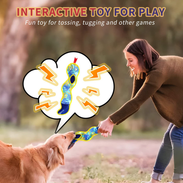 PET Tolerable Oxford Cloth Snake Toy Dog Interactive Companion