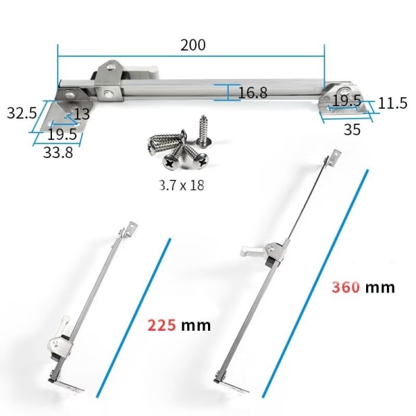 1pcs Casement Window Restrictor Window Restrictor Window