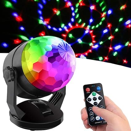Discokule Partylys Strobe Lys, Lydaktivert Disco