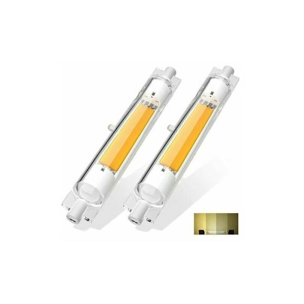 2 stk. R7S LED 118mm dæmpbar 20W Naturlig Hvid 4500K Flimmerfri,