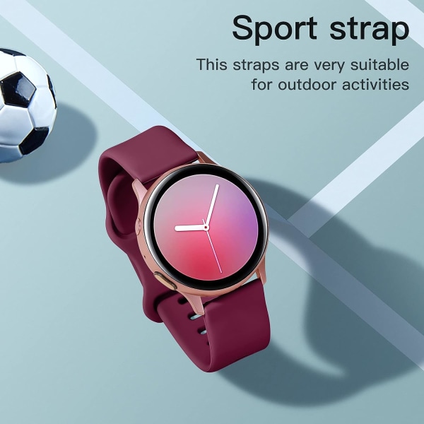 Silikonarmband Kompatibelt med Samsung Galaxy Watch Active 2