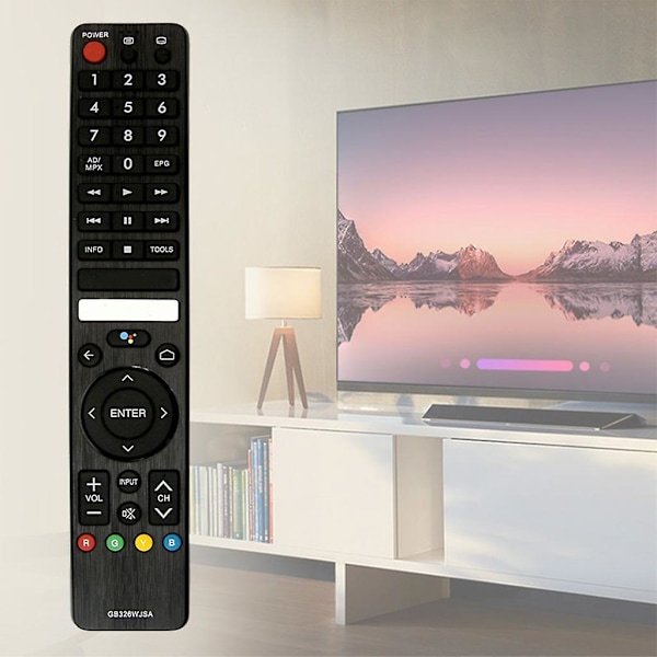 GB326WJSA Fjärrkontroll med röststyrning för SHARP AQUOS Smart TV med YouTube Netflix-app