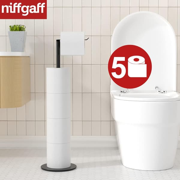 Toiletpapirholdere til badeværelset Toiletpapir opbevaring, Rustfrit stål