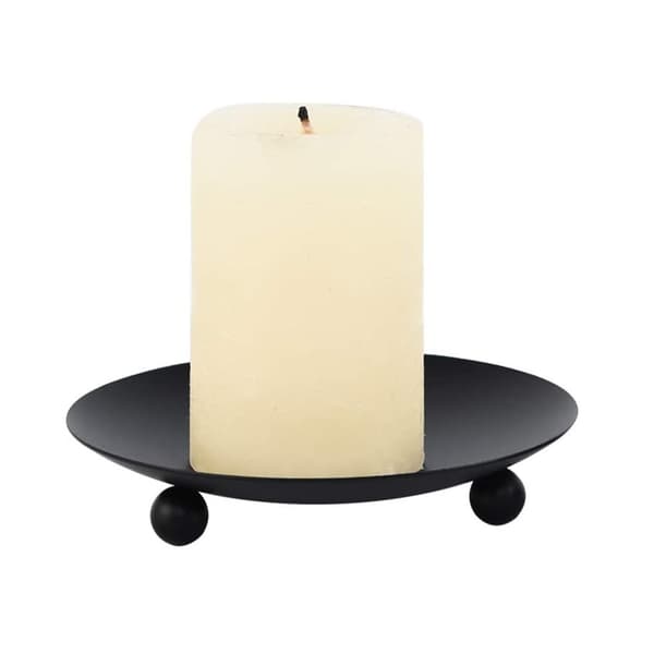 2 stk 6,8 cm amerikanske sorte jernlysestaker aromaterapi