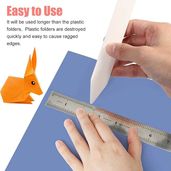 1 stykke ekte bruddpapir, origami-linje, origami-binding