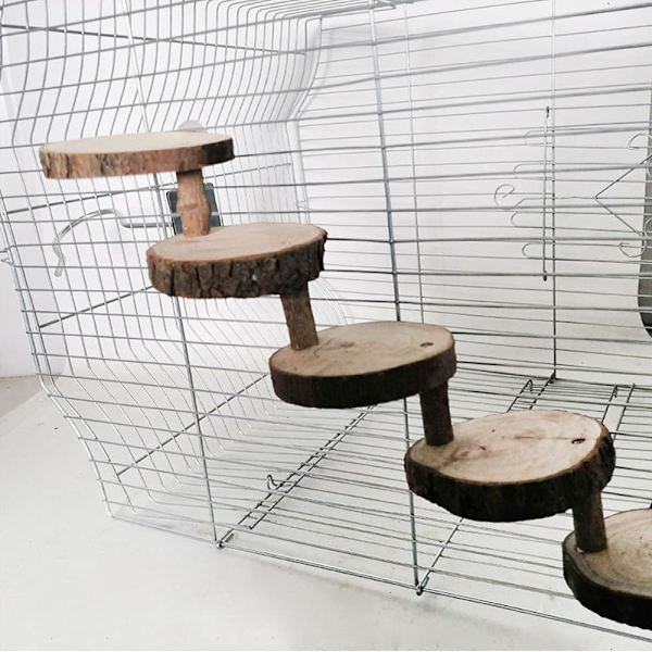 Hamster Legetøj Træ, Hamster Stige, Hamster Klatre Legetøj, Tygge