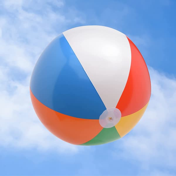 3 stk. 30 cm Strandbolde Oppustelige Regnbuebolde Strandlegetøj Pool