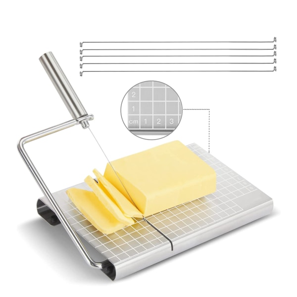 Osteskæremaskine, osteskæremaskine i rustfrit stål med 5 udskiftning