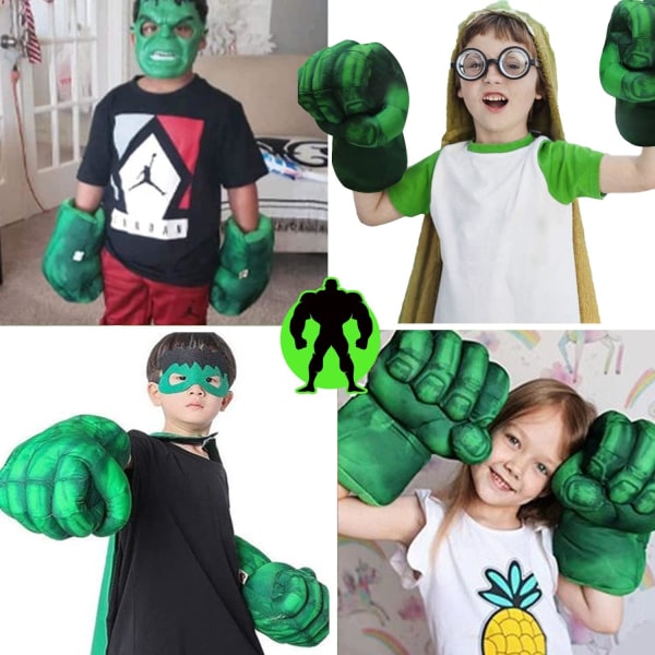 Par Hulk Boxhandskar - Superhjälte - Barnleksak - F