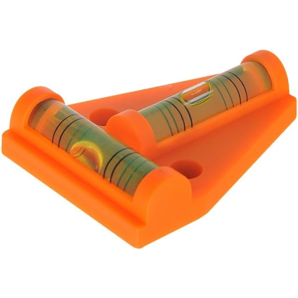 Trekantsniveau med magnet, orange