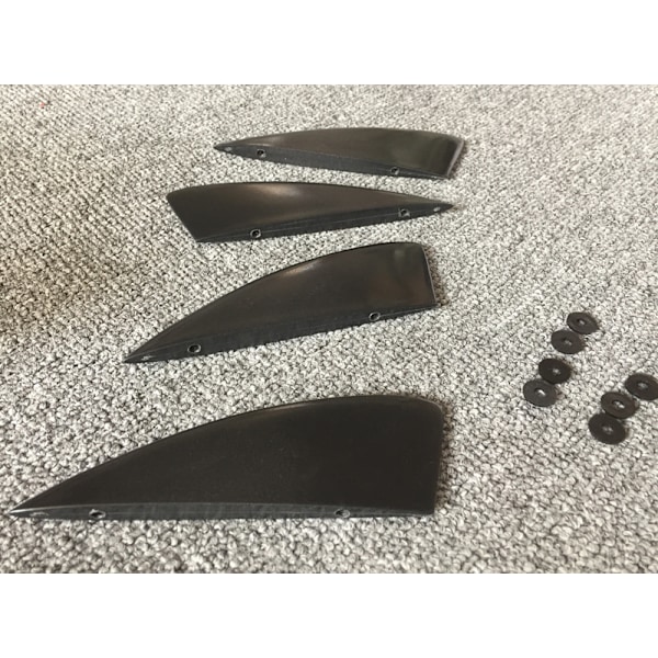4-delad Surf Kiteboard Tail Rudder Set Split Rudder Waveboard