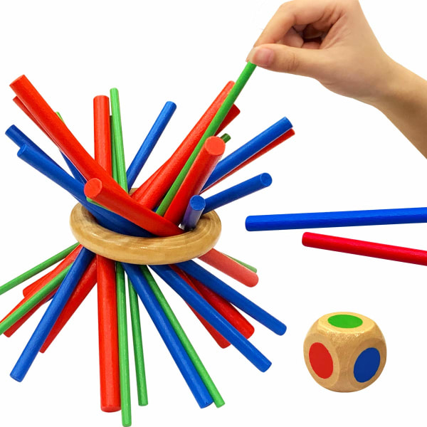 Balanse- og tålmodighetstrening - Kreative pinneleker for barns lek