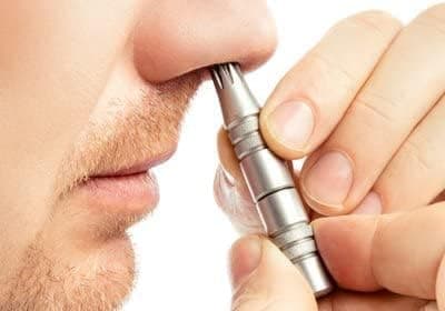 Nesehårtrimmer i rustfritt stål - Batterifri