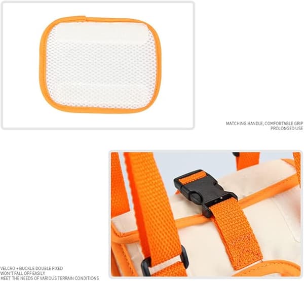 Orange Dog Assist Strap (S Midja 28-36cm, Benlängd
