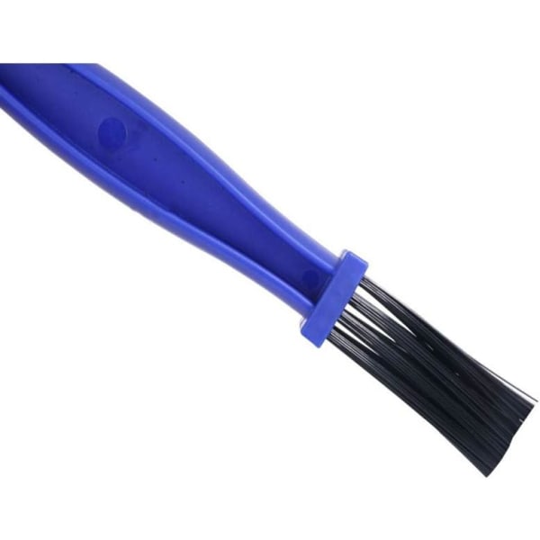 1 stk blå motorsykkelkjedebørste MTB tannbørstesykkelkjede